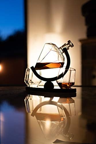 Whiskys Üveget Meghatározott Szemüveges ARMZAS a Férfiak, mind a Nők Gyémánt Derítő 2 Ital, Szemüveg, valamint Fából készült