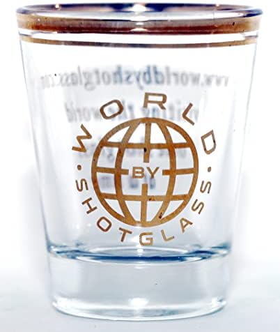 Világ Shotglass Golden Globe w/Arany Felni Pohár