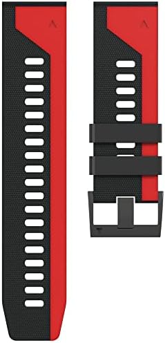GHFHSG 26 22mm Quick Fit Watchband A Garmin Fenix 6X 6 Pro 5X 5 + 3 HR 935 Enduro Szíjak, Szilikon Easyfit gyorskioldó karkötő