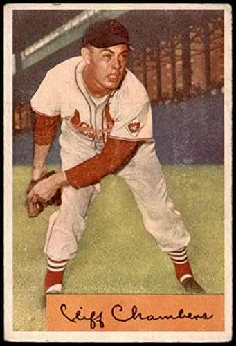 1954 Bowman 126 Cliff Chambers St. Louis Cardinals (Baseball Kártya) VG Bíborosok