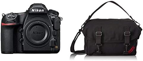 Nikon D850, FX-formátumú Digitális TÜKÖRREFLEXES Fényképezőgép Domke F-6 Kicsit Kisebb Táska (Fekete)