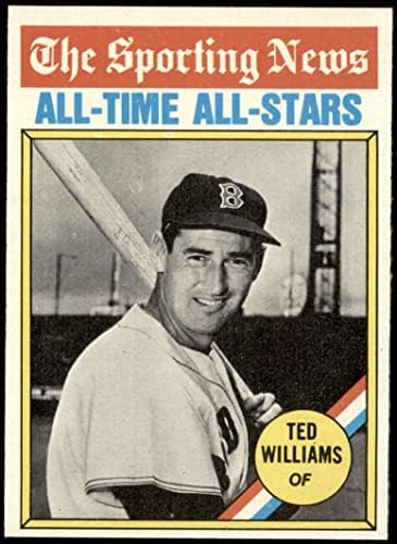 1976 Topps 347 Minden idők All-Stars Ted Williams, a Boston Red Sox (Baseball Kártya) NM Red Sox
