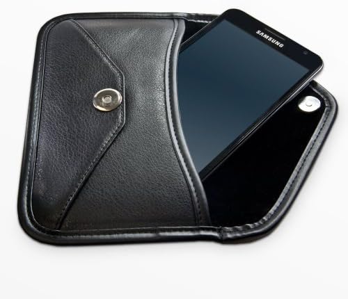 BoxWave Esetben Kompatibilis NUU Mobile G1 (a bíróság által BoxWave) - Elite Leather Messenger, Táska, műbőr tok Boríték