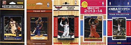NBA-Atlanta Hawks 5 Különböző Engedélyezett Trading Card Csapat Készletek, Barna, Egy Méret