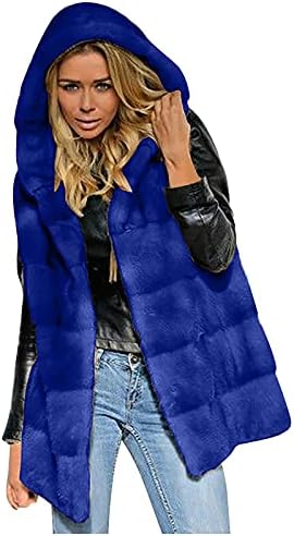 Divatos Kabátok Női Téli Zipfront Kabátban, Elöl Nyitott Fuzzy egyszínű Melegebb Főiskola Illik Sleeless Bomber Dzseki