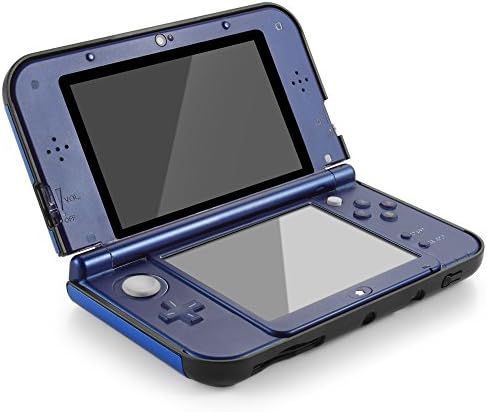 Átmeneti nemzeti Védő tok Kompatibilis a Nintendo Új 3DS XL LL 2015-ig, sötétkék - Műanyag + Alumínium Teljes Testet Védő