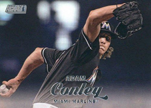 2017 Topps Stadion Club 96 Adam Conley Miami Marlins Baseball Kártya