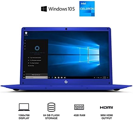 Alapvető Újítások, 14.1 Laptop Windows 10 Haza S Módban - Kék
