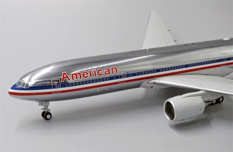 JC Szárnyak az Amerikai Légitársaság Boeing 777-200(ER) N793AN állvánnyal Limited Edition 1/200 FRÖCCSÖNTÖTT Repülőgép Előre