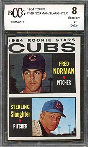 Fred Norman/Sterling Vágási Újonc Kártya 1964 Topps 469 Cubs lenne beégés BCCG 8 - Baseball Asztalon Kezdő Lapot