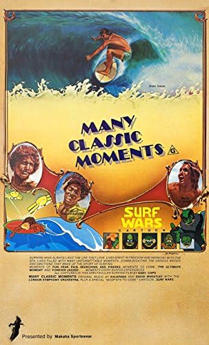 Sok Klasszikus Pillanatok/Surf Wars Rajzfilm 1978 AMERIKAI Mini Poszter