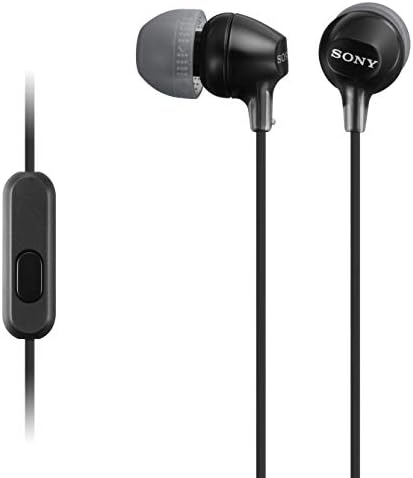 Sony MDREX15AP In-Ear Fülhallgató Fejhallgató, Mikrofon, Fekete (MDREX15AP/B)