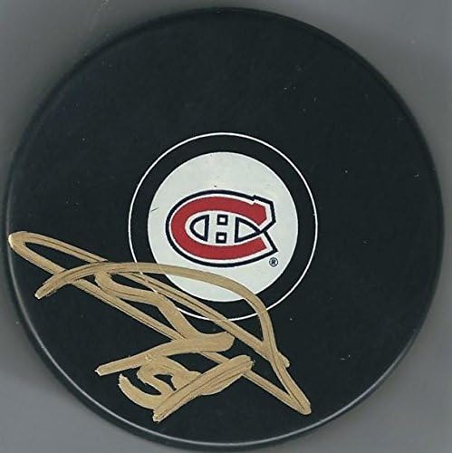 Dedikált CHARLES HUDON Montreal Canadiens Jégkorong - Dedikált NHL Korong