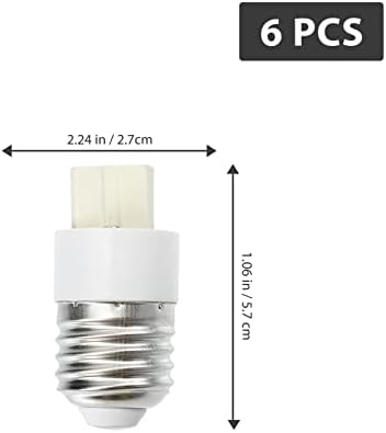 VILLCASE Lámpa Foglalat Splitter 6db Gyakorlati Fény Aljzat Adapter Villanykörte Extender e27, hogy G9 Adapter Átalakító