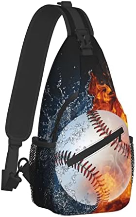 SUPLUCHOM Parittya Táska Baseball Tűz, Víz, Sport, Túrázás Daypack Kors Vállán Hátizsák Utazási Mellkasi Csomag Férfiak Nők