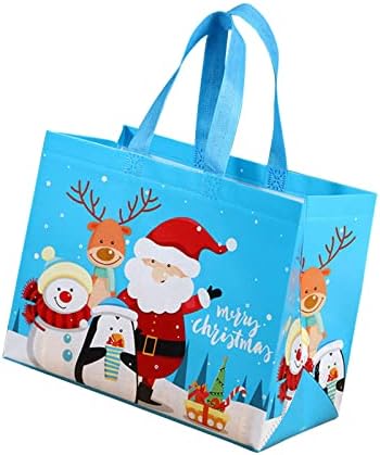 NEARTIME Karácsonyi ajándékcsomagot fogantyúval BagMultifunctional Karácsonyi Táskák Ajándékok Csomagolására Shopping Party