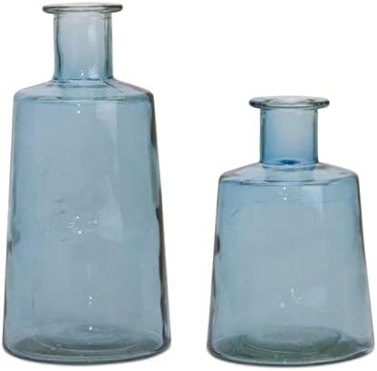 Melrose Glass 2 Üveg Dekor Kék Befejezni 82379DS