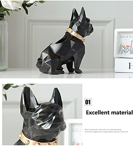 Wansan Kiskutya Tolltartó Asztal Dekoráció Francia Bulldog Toll Esetben Dekoráció Dekoráció Multifunkcionális Vatta Fogpiszkáló