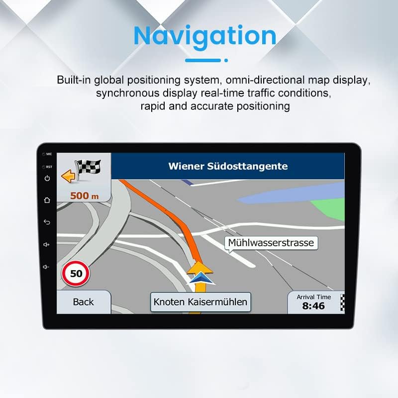 Android 11 autórádió Hifi Mazda 5 2005-2010, Biorunn 9 Inch Octa-Core Autó GPS Navi az Apple Vezeték nélküli Carplay Android