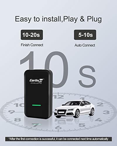 CarlinKit 3.0 Vezeték nélküli CarPlay Adapter USB Gyári Vezetékes CarPlay Autók (Modell Év: 2015, hogy 2023), Vezeték nélküli