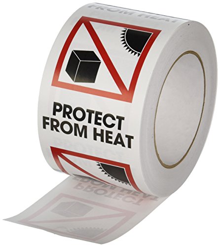 TapeCase Szállítási Csomagolás Címkék Megvédje a Heat, Piros/Fekete - 50 / csomag (1 Csomag), SHIPLBL-078-50
