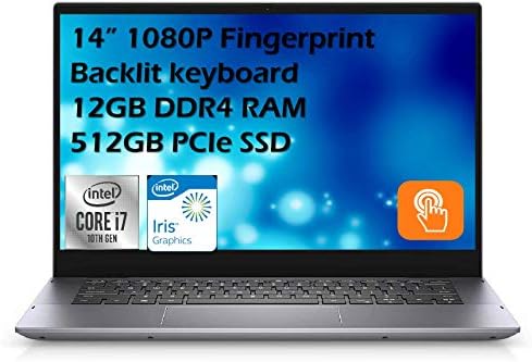 2021 Dell Inspiron 14 2 az 1-ben 5400 Nagy Teljesítményű Laptop, Intel i7-1065G7 4-Core,12GB RAM, 512 gb-os SSD PCIE, 14