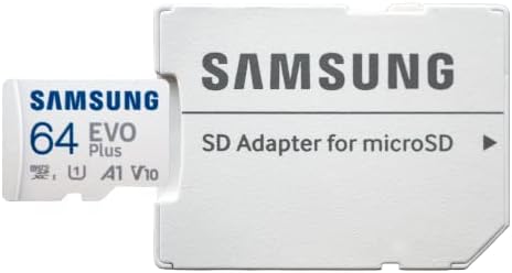 Samsung 64 gb-os Micro SDXC EVO Plus Memória Kártya Adapterrel Működik a Samsung Galaxy A72, A52, A52 5G mobiltelefon (MB-MC64KA)