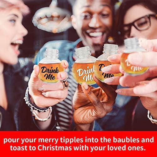 MyMealivos Ünnepi Boozeballs Tölthető Karácsonyi Csecsebecsék, Közepes, Világos(Kerek)