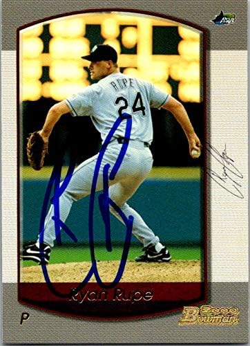 Autogramot Raktár 651545 Ryan Rupe Dedikált Baseball Kártya - Tampa Sugarak, - FT- 2000 Bowman No. 18