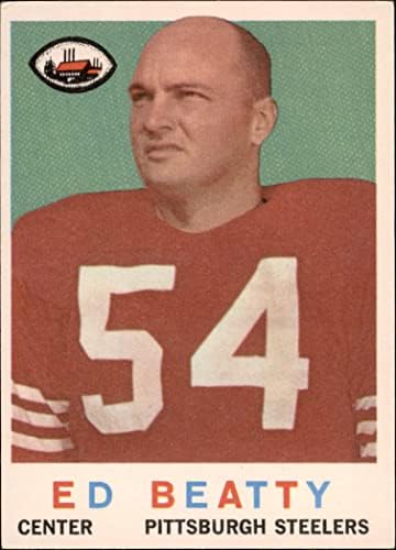 1959 Topps 48 Ed Beatty Pittsburgh Steelers (Foci Kártya) EX Steelers Mississippi