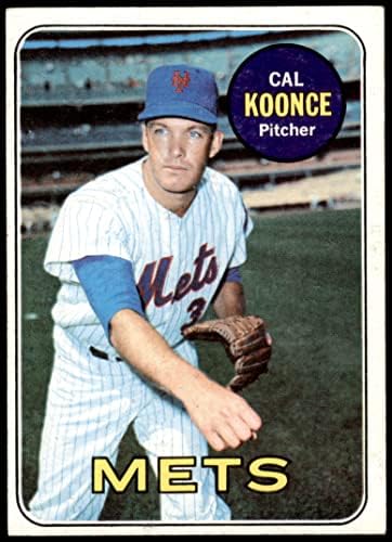 1969 Topps Baseball 303 Cal Koonce New York Mets Kiváló