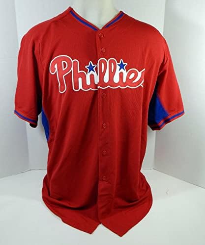 2014-15-ös Philadelphia Phillies Üres Játék Kiadott Piros Mez ST BP 52 776S - Játék Használt MLB Mezek