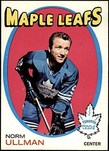 1971 Topps 30 Norm Ullman Toronto Maple Leafs (Hoki-Kártya) NM Maple Leafs