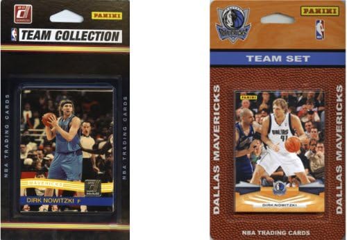 NBA Dallas Mavericks 2 Különböző Engedélyezett Trading Card Csapat Készletek