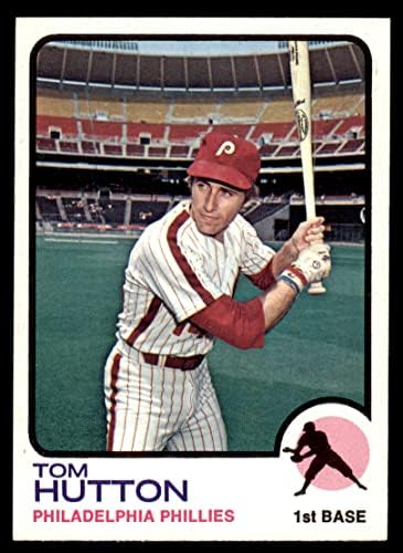 1973 Topps 271 Tom Hutton Philadelphia Phillies (Baseball Kártya) NM/MT Phillies