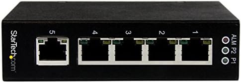 StarTech.com 5 Port Nem felügyelt Ipari Gigabit Ethernet Switch - DIN Sín / Falra Szerelhető Hálózati Kapcsoló - Masszív