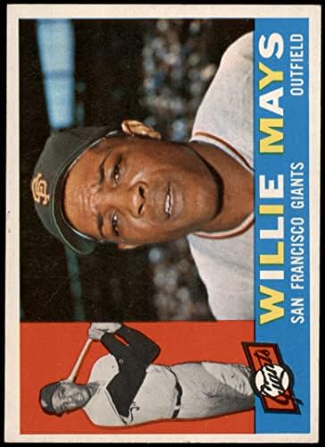 1960 Topps 200 Willie Mays San Francisco Giants (Baseball Kártya) Dean Kártyák 5 - EX Óriások