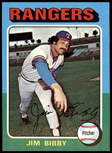 1975 Topps 155 Jim Bibby Texas Rangers (Baseball Kártya) Dean Kártyák 5 - EX Rangers