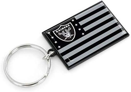 NFL Amerikai Zászló, Kulcstartó - Színes, Tartós Kulcstartó Tartozékok Kulcsok, Táskák and Pénztárcák