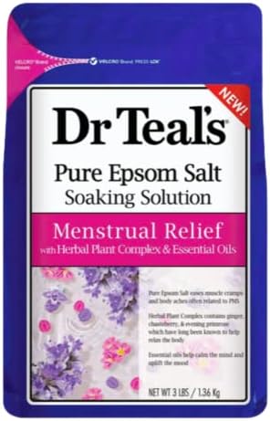 Menstruációs Megkönnyebbülés Tiszta Epsom Só, Növényi Növény Komplex & Illóolajok-3 kg