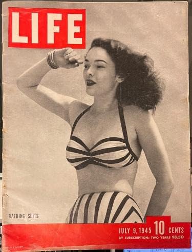 Élet Magazin július 9 1945 fürdőruhát WW II/Iwo Jima/Queen Mary/Pyle-GI Joe - Zene Magazin