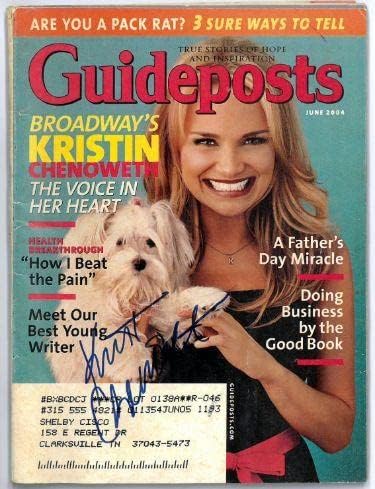 Kristin Chenoweth aláírt 2004. június Útjelzők Magazin - COA (Gonosz/Glinda/Ország/Broadway) - Film Magazinok