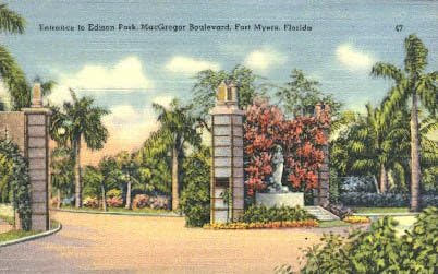 Fort Myers, Florida Képeslap
