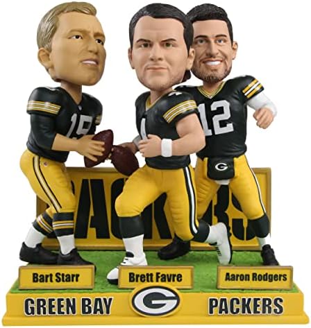 Aaron Rodgers, Brett Favre, Bart Starr Green Bay Packers Irányítója Bólogatós