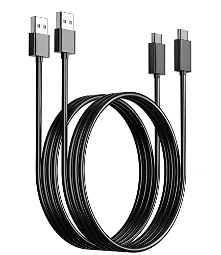 PANPEO USB-C Töltő Kábel Kompatibilis a PS5-Vezérlő, 2 Csomag 6.6 Ft Gyors Töltés USB-C Típusú Töltő Kábel Kompatibilis a