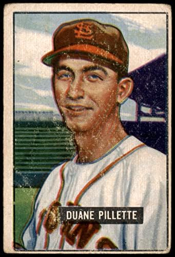 1951 Bowman 316 Duane Pillette St. Louis Browns (Baseball Kártya) SZEGÉNY Browns