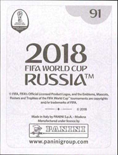2018 Panini Világbajnokság Matricák Oroszország 91 Amr Gamal Egyiptom Futbol Foci Matrica