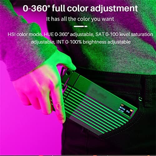 HOUKAI Színes 2700K-8500K RGB LED Videó Fény Állítható Konzol Magic Arm Mount Kamera Fény PD Gyors Töltés