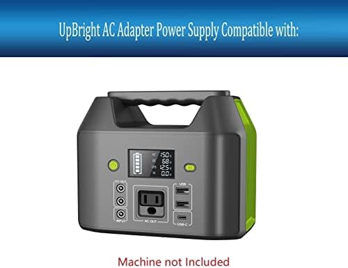 UpBright 15 V AC/DC Adapter Kompatibilis Enginstar R150 Hordozható erőmű 150W Teljesítmény Bank 155Wh 42000mAh Lítium-ion