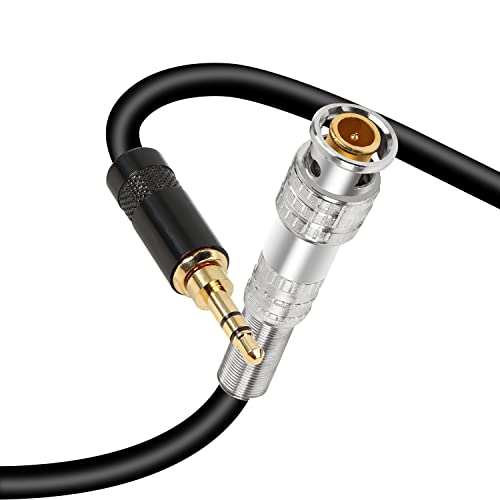 MEIRIYFA BNC Férfi 3.5 mm (1/8) Férfi Plug TRS Sztereó Erősítő Teljesítmény Audio Kábel(0,5 M) (BNC Férfi-3,5 mm-es Férfi)